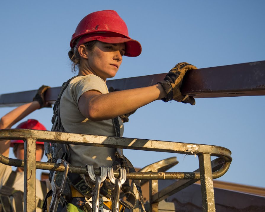 Femal Construction worker