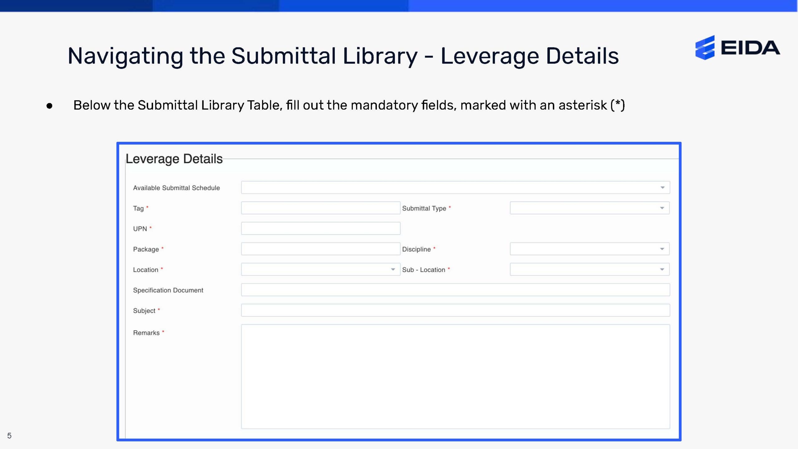 leverage details