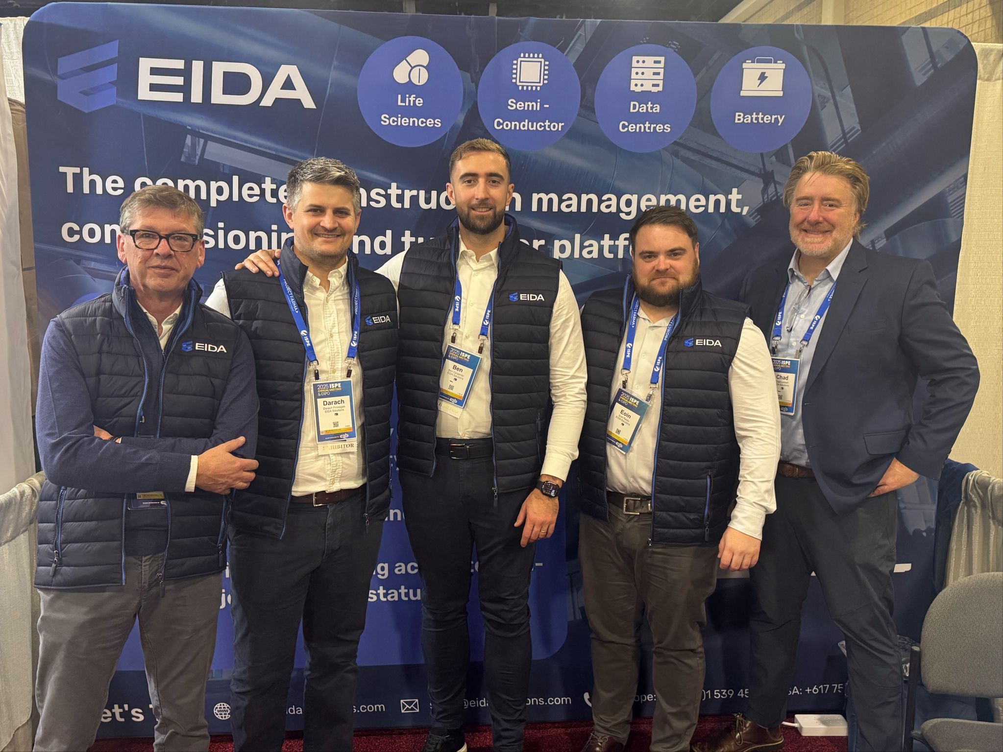 Some of the EIDA team at the ISPE Annual Expo