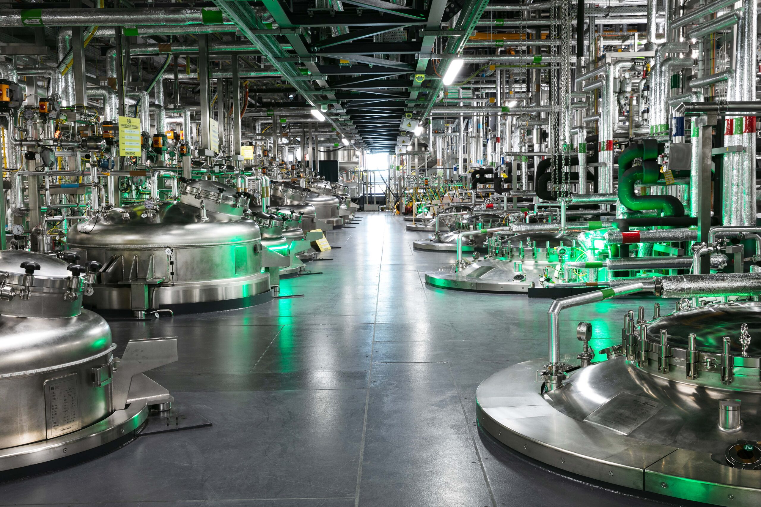 biopharmaceutical facility floor